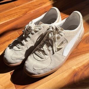 Puma Palermo Suede Sneakers in Beige